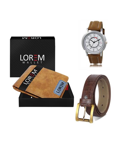 belt, wallet & watch gift combo - 19290881 - Very Small Image - 1
