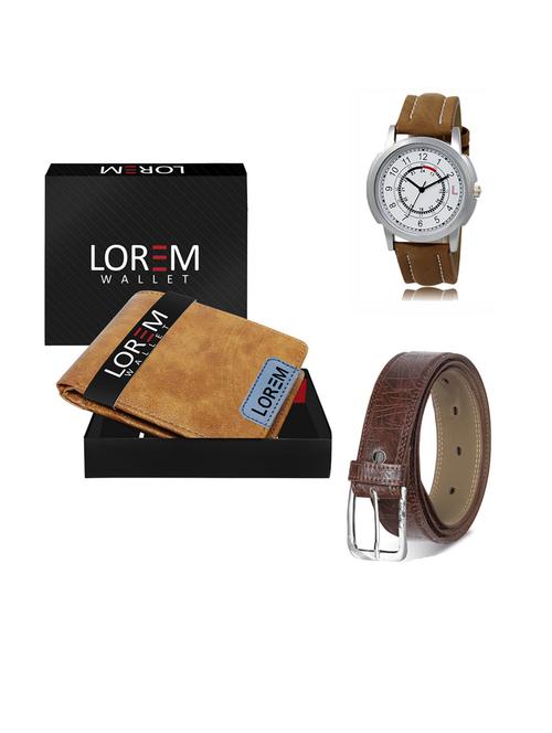 belt, wallet & watch gift combo - 19290885 - Very Small Image - 1