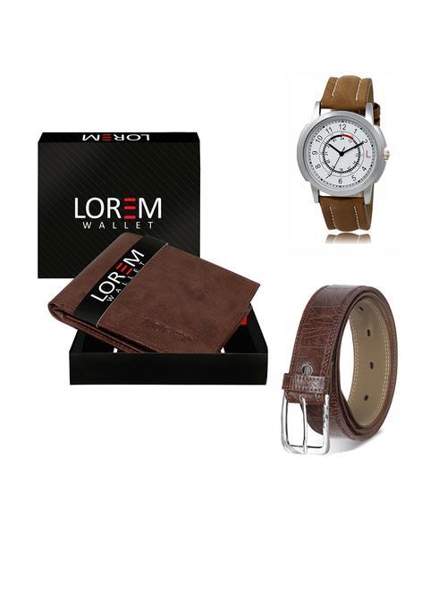 belt, wallet & watch gift combo - 19290891 - Very Small Image - 1