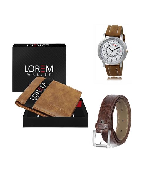 belt, wallet & watch gift combo - 19290894 - Very Small Image - 1