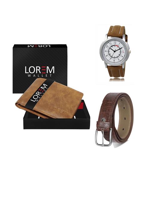 belt, wallet & watch gift combo - 19290896 - Very Small Image - 1