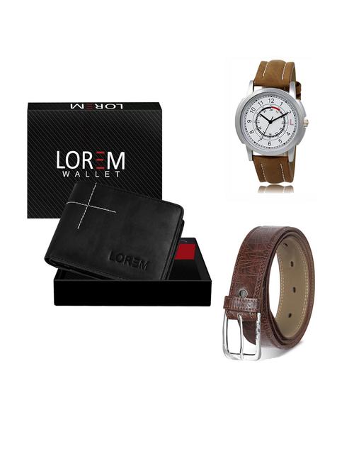 belt, wallet & watch gift combo - 19291059 - Very Small Image - 1