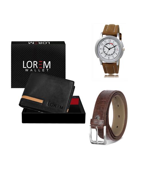 belt, wallet & watch gift combo - 19291072 - Very Small Image - 1
