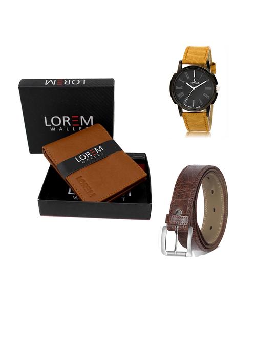 belt, wallet & watch gift combo - 19291374 - Very Small Image - 1