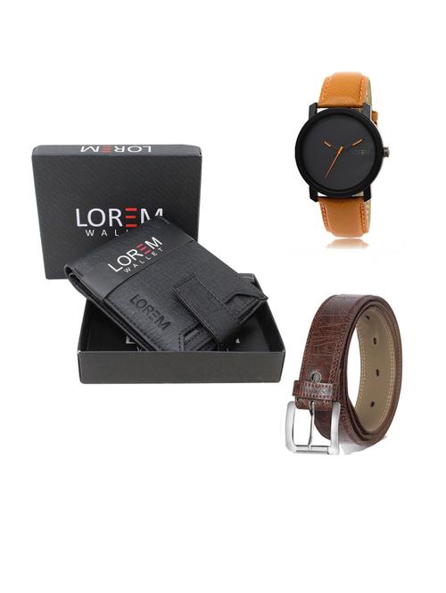 belt, wallet & watch gift combo - 19291674 - Very Small Image - 1