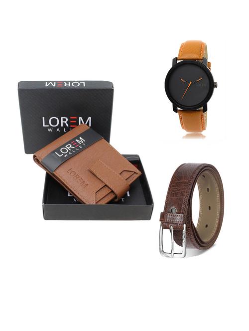 belt, wallet & watch gift combo - 19291689 - Very Small Image - 1