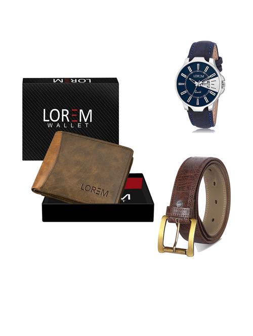 belt, wallet & watch gift combo - 19292591 - Very Small Image - 1