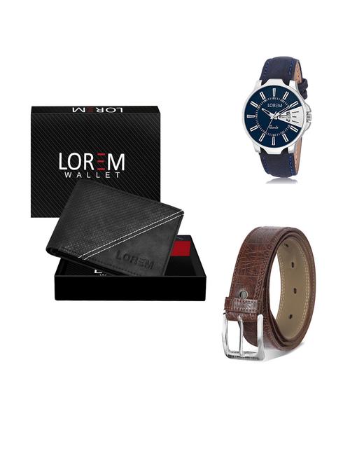 belt, wallet & watch gift combo - 19292650 - Very Small Image - 1