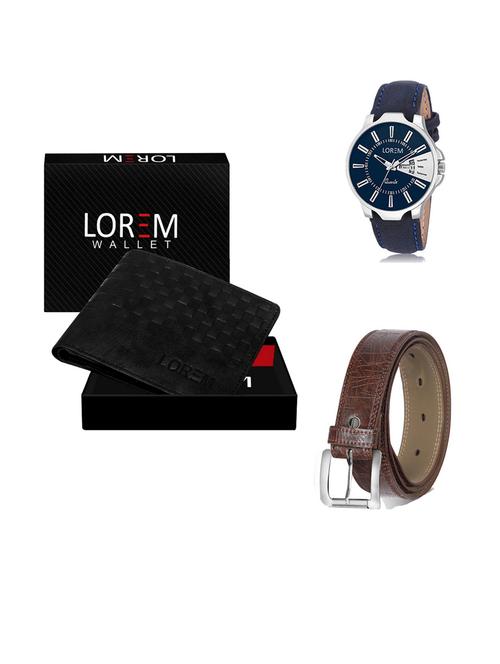 belt, wallet & watch gift combo - 19292670 - Very Small Image - 1