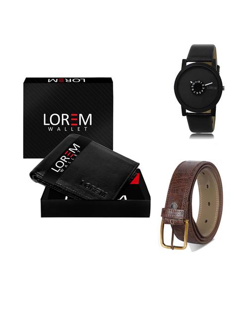 belt, wallet & watch gift combo - 19293067 - Very Small Image - 1