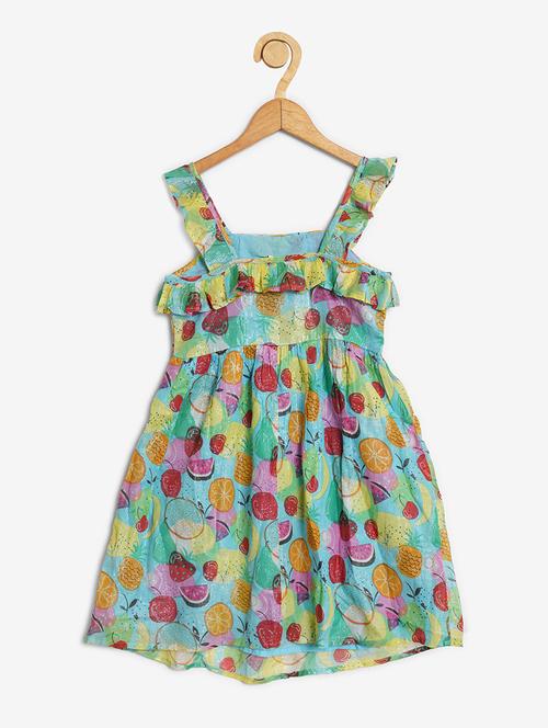 girls square neck sleeveless frock - 19293387 - Very Small Image - 1