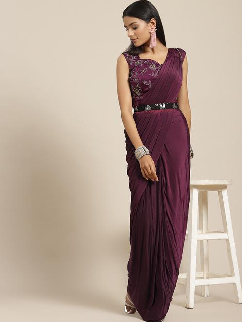 self designed leheriya saree with blouse - 19294143 - Very Small Image - 1