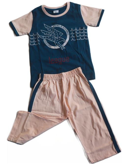 kids t shirt with trackpant - 19294466 - Very Small Image - 1