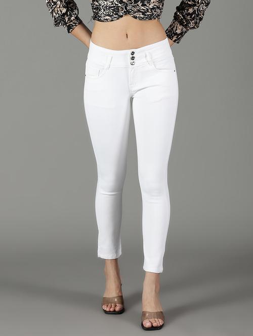 women's plain slim fit jeans - 19294619 - Very Small Image - 1