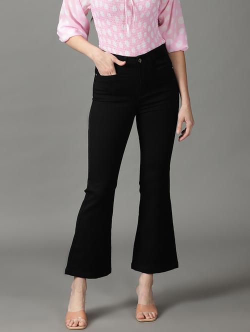 women's plain bootcut jeans - 19294638 - Very Small Image - 1