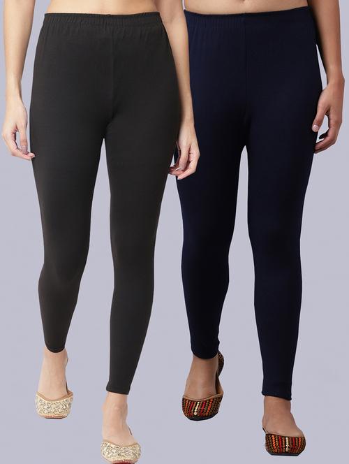 pack of 2 solid leggings - 19295715 - Very Small Image - 1