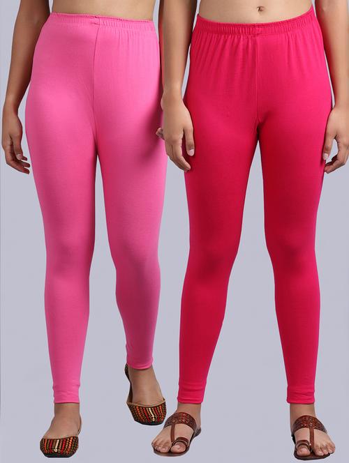 pack of 2 solid leggings - 19295793 - Very Small Image - 1