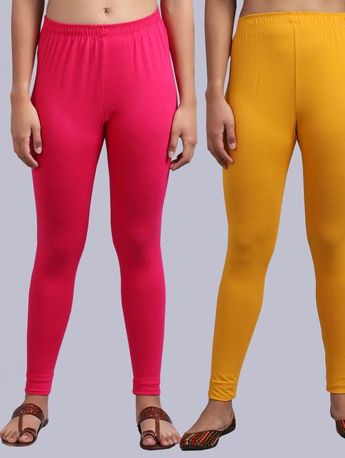 pack of 2 solid leggings - 19295799 - Very Small Image - 1