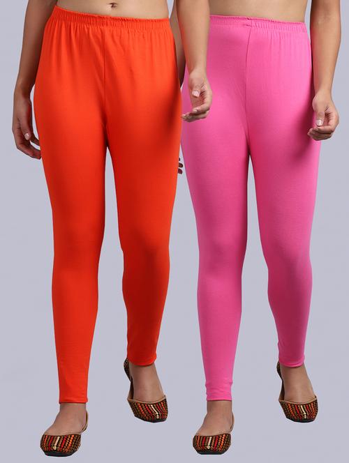 pack of 2 solid leggings - 19295803 - Very Small Image - 1