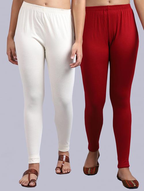 pack of 2 solid leggings - 19295835 - Very Small Image - 1