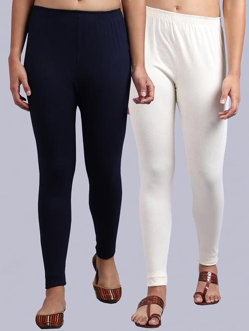 pack of 2 solid leggings - 19295846 - Very Small Image - 1