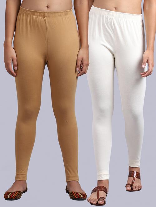 pack of 2 solid leggings - 19295856 - Very Small Image - 1