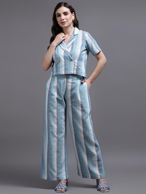 stripes top and trouser set - 19296313 - Very Small Image - 1