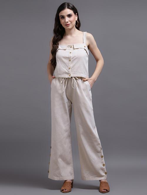 solids top and trouser set - 19296315 - Very Small Image - 1