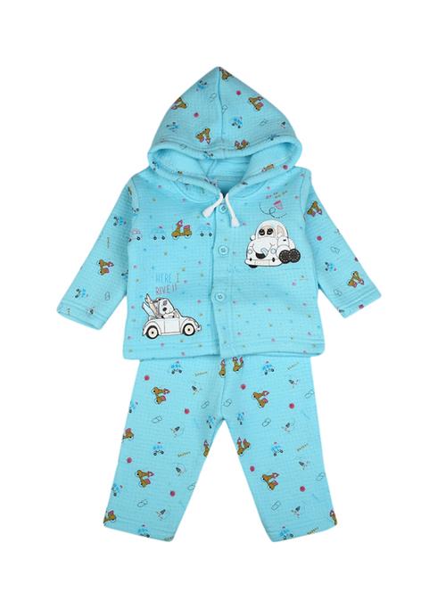 girls printed hooded twin set - 19296944 - Very Small Image - 1