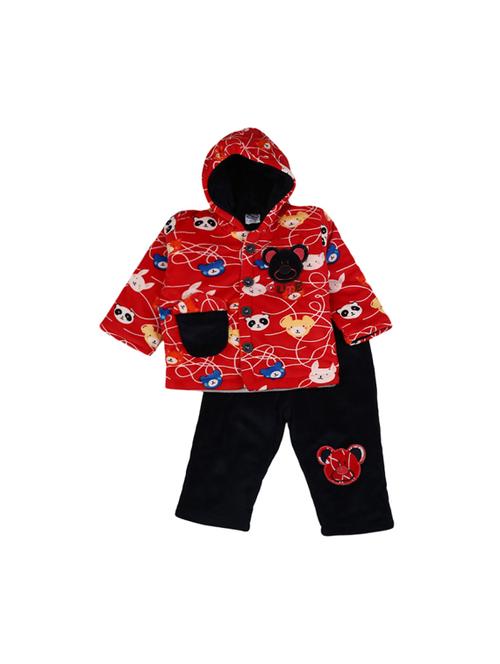 girls printed hooded twin set - 19296963 - Very Small Image - 1