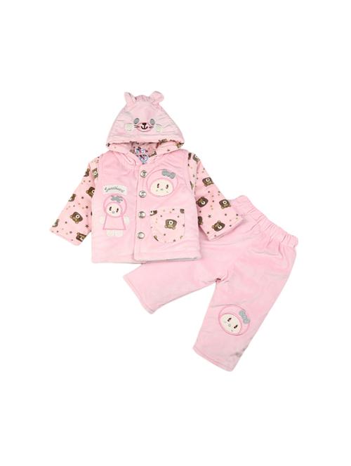girls printed hooded twin set - 19296965 - Very Small Image - 1