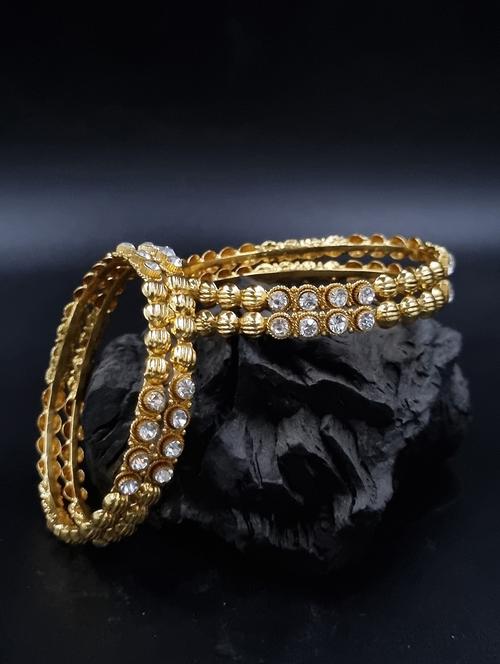 gold plated bangle set - 19297907 - Very Small Image - 1