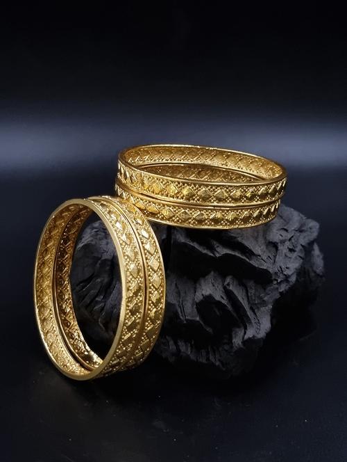 gold plated bangle set - 19297914 - Very Small Image - 1