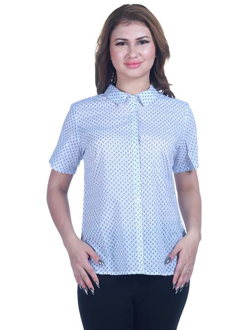 light blue printed short sleeve t-shirt - 19298350 - Very Small Image - 1