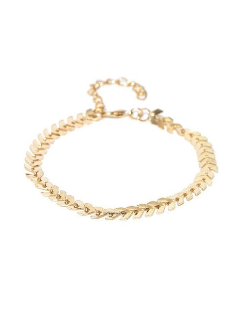 gold metal anklet - 19299078 - Very Small Image - 1