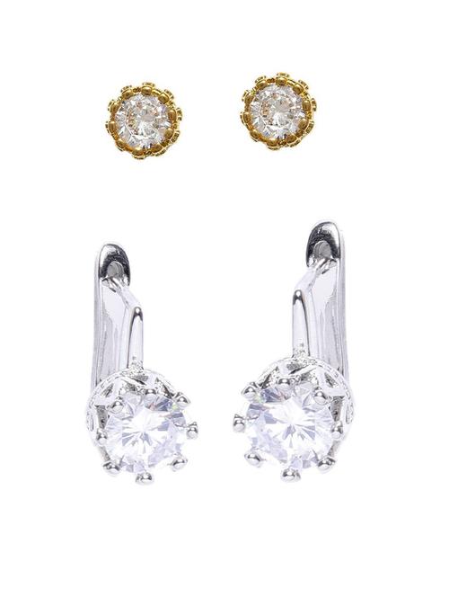 multi colored metal combo earring - 19299562 - Very Small Image - 1