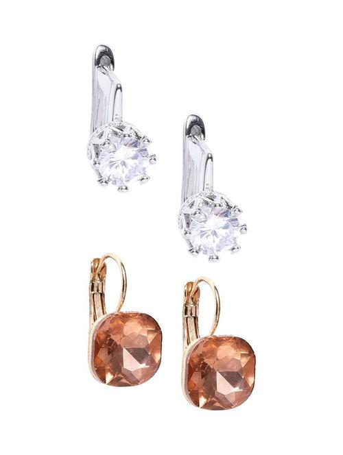 multi colored metal combo earring - 19299667 - Very Small Image - 1