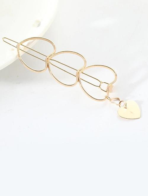 gold metal hair pin - 19299697 - Very Small Image - 1