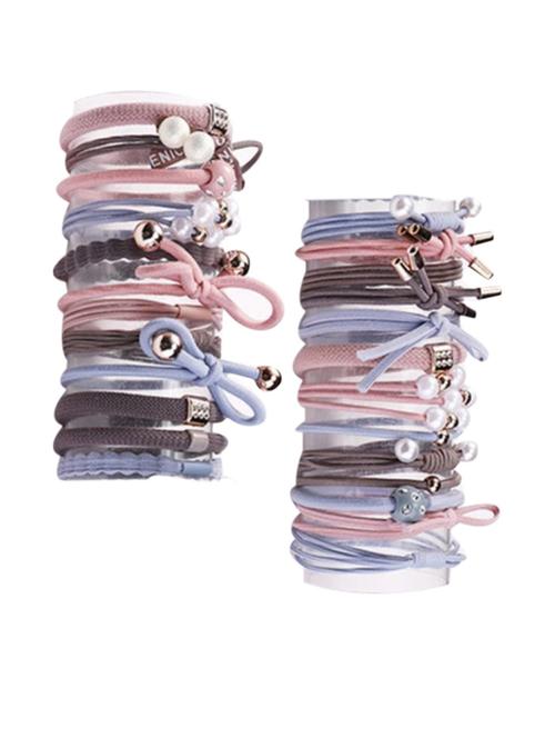 multi colored pearl scrunchies - 19299702 - Very Small Image - 1