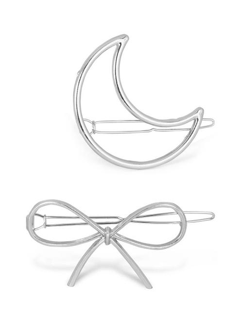 silver metal hair pin - 19299720 - Very Small Image - 1