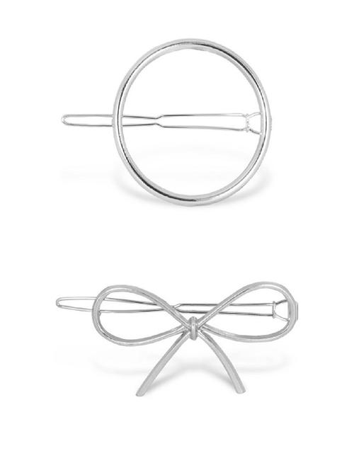silver metal hair pin - 19299738 - Very Small Image - 1