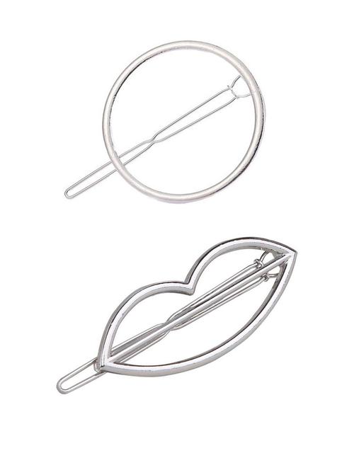silver metal hair pin - 19299739 - Very Small Image - 1