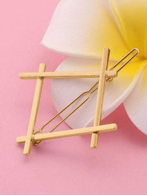 gold plated metal hair clips - 19299776 - Very Small Image - 1