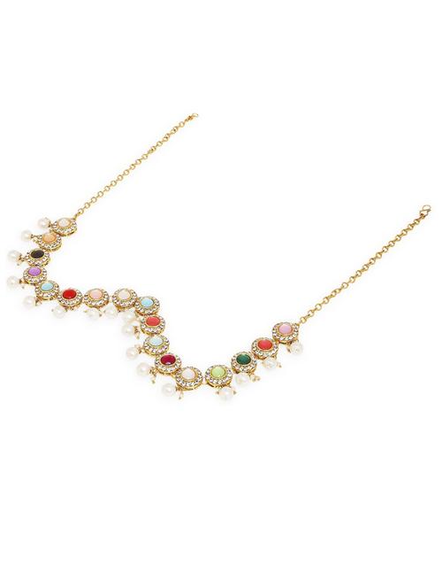 multi colored maatha patti - 19299922 - Very Small Image - 1