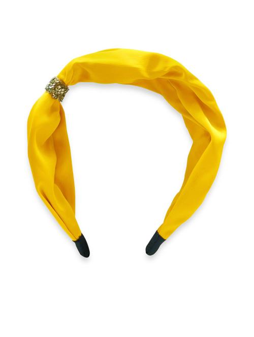 yellow cotton hairband - 19299984 - Very Small Image - 1