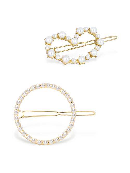 pearl hair clips - 19300015 - Very Small Image - 1
