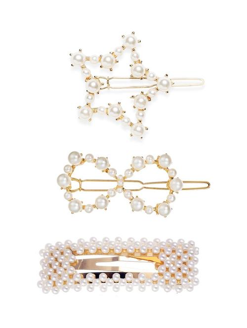 pearl hair clips - 19300029 - Very Small Image - 1