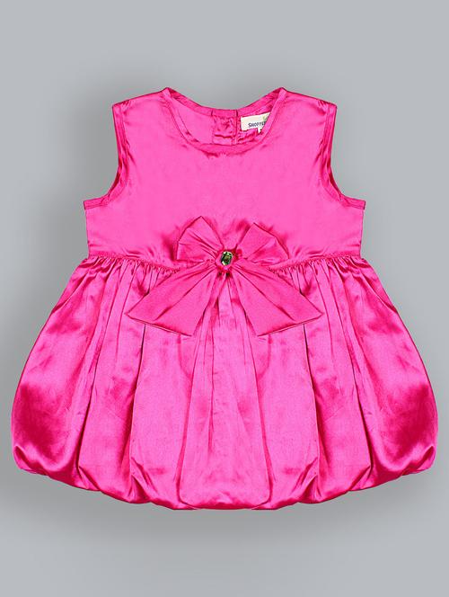 girls round neck sleeveless frock - 19302454 - Very Small Image - 1