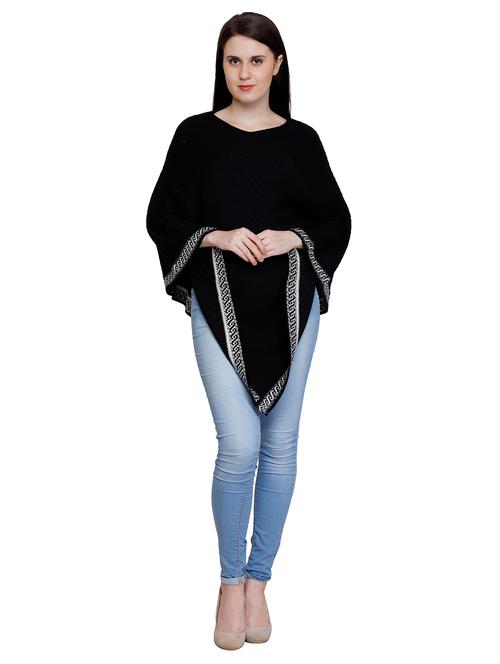 white acrylic poncho - 19303424 - Very Small Image - 1