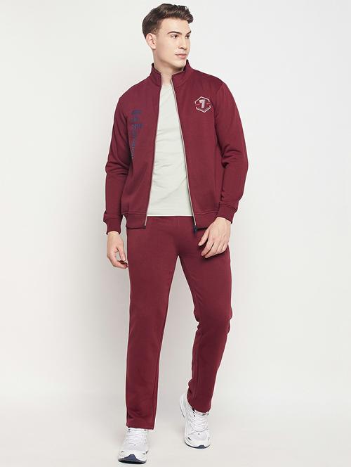 red solid full length track suit - 19303824 - Very Small Image - 1